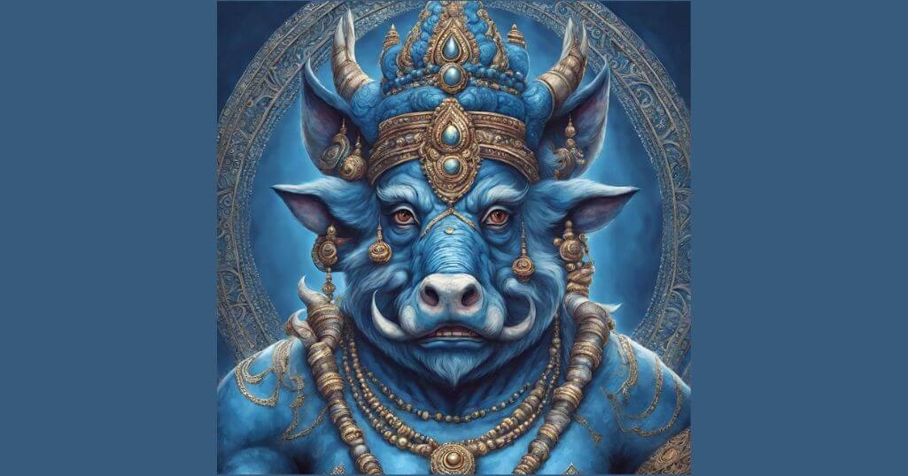 Gli avatar di Vishnu: Varaha (cinghiale)